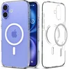 Image de Spigen Liquid Crystal MagFit Hoesje Geschikt voor Apple iPhone 16 - Compatibel met MagSafe - Back Cover TPU Transparant