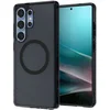 Image de Spigen Ultra Hybrid MagFit - Hoesje Geschikt voor Samsung Galaxy S25 Ultra - Compatibel met MagSafe / Qi2 - Back Cover Frost Zwart
