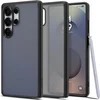 Image de Spigen Crystal Hybrid | Hoesje Geschikt voor Samsung Galaxy S25 Ultra | Back Cover | Militaire Standaard | Air Cushion | Frost Zwart