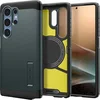 Image de Spigen Tough Armor geschikt voor Samsung Galaxy S25 Ultra hoesje - Geschikt voor MagSafe - Abyss Groen