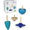 Image de PlanToys Houten Speelgoed Draaiende toppen.