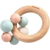 Image de Plan Toys houten pastel kralen rammelaar