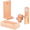 Image de PlanToys Houten Speelgoed Badkamer-Klassiek.