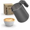 Image de Subminimal FlowTip Melkkan - Melkkannetje Opschuim - Ergonomische Barista Melkopschuimkan - Voor koffie, matcha, latte, cappuccino - 450ml, Zwart