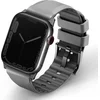 Image de Uniq Linus AiroSoft  Siliconen bandje voor de Apple Watch | 38/40/41/42 mm - Chalk Grey