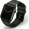 Image de Uniq Linus AiroSoft  Siliconen bandje voor de Apple Watch | 44/45/46/49 mm - Moss Green