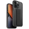 Image de UNIQ Heldro Mount Serie - iPhone 14 Pro Hoesje - Grijs - Transparante Bescherming - Antislip