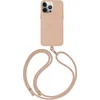 Image de Coehl Muse geschikt voor MagSafe Backcover met koord geschikt voor iPhone 15 Pro - Dusty Nude