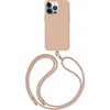 Image de Coehl Hoesje Geschikt voor iPhone 15 Pro Max Hoesje Met Koord - Coehl Muse MagSafe Backcover met koord - roze