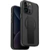 Image de UNIQ Heldro Mag Strap Back Cover met MagSafe voor Apple iPhone 15 Pro Max - Zwart