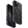 Image de UNIQ Vertica - iPhone 16 Pro Max Hoesje - Zwarte Standaard - Premium Bescherming - Stijlvol Design
