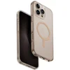 Image de UNIQ Clario Serie - Transparant Telefoonhoesje - iPhone 16 Pro Max - Magclick Opladen - Goudaccenten