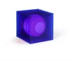 Image de BaNG LOP Big Lamp - Design Tafellamp - Acryl - Paars/Blauw - Space Age Design - Vierkant - Mid Century Modern Stijl