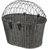 Image de Panier pour vélo - TRIXIE - 44 x 34 x 41 cm - Anthracite - Coussin lavable - Support guidon en occasion ou reconditionné