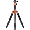 Image de Rollei Compact Traveler No.1 Aluminum Tripod V2 - Oranje