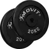 Image de Set de disques 30/31 mm de musculation 2   40 kg 40 KG (2 x 20 KG) MOVIT