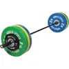 Image de Set d'haltères olympiques pour professionnels avec disques Bumper 140 kg Gorilla Sports
