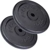 Image de Disques de musculation 30/31 mm en fonte 15   60 kg 30 KG (2 x 15 KG) ScSports