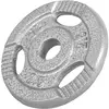 Image de Disque musculation fonte 30/31 mm ou 50/51 mm avec poignées Argent / 30mm / 2,5 KG Gorilla Sports