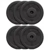 Image de Disques musculation en plastique 30/31 mm SET 30 KG (6x5 KG) Gorilla Sports