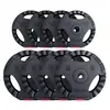 Image de Disques d'haltères en plastique avec poignées 30/31 mm SET 30KG (2x15KG) Gorilla Sports