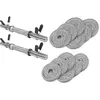 Image de Set d’haltères courts en fonte avec stop disques à ressort 27,5 kg Gorilla Sports