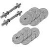 Image de Set d’haltères courts en fonte avec stop disques en étoile 27,5 kg Gorilla Sports