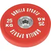 Image de Disque bumper professionnel en caoutchouc 50/51 mm 25 KG Gorilla Sports
