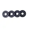 Image de Disque de poids en fonte 30/31 mm Noir / 2 KG (4x0,5 KG) Gorilla Sports
