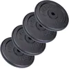 Image de Disques de musculation 30/31 mm en fonte 15   60 kg 60 KG (4 x 15 KG) ScSports