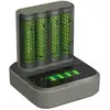 Image de GP M451 USB batterijlader + 4x ReCyko AA 2600mAh + docking station