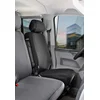 Image de Walser Autostoelhoes Transporter Fit - Polyester Hoes voor autostoel antraciet geschikt voor VW T4 - 1 enkele zitplaats voor (met armleuning)