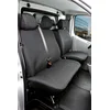 Image de Walser Autostoelhoes Transporter Fit van stof antraciet geschikt voor Opel Vivaro - Renault Traffic - Nissan Primastar - Einzel- & - Dubbele Bank