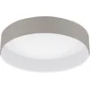 Image de EGLO Pasteri - Plafondlamp - LED - Ø32 cm - Wit - Taupe