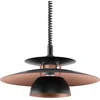 Image de EGLO Brenda Hanglamp - E27 - Ø 43 cm - Zwart/Koper