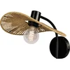 Image de EGLO Siruela Wandlamp - E27 - Ø 36,5 cm - Bruin|Zwart - Papier