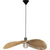 Image de EGLO Siruela Hanglamp - E27 - Ø 80 cm - Bruin|Zwart - Papier