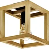 Image de EGLO Blackcrown 1 Plafondlamp - E27 - 20 cm - Zwart|Bruin