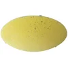 Image de Plafondlamp glas geel Woonkamerlamp geel, metaal, 2x E27 fitting, DxH 39,5x8 cm