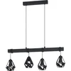 Image de EGLO Townshend 7 Hanglamp - E27 - Zwart