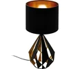 Image de EGLO Carlton 5 Tafellamp - E27 - 51 cm - Zwart/Koper