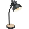 Image de EGLO Lubenham Tafellamp - 1 lichts - E27 - Zwart, Bruin
