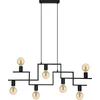 Image de EGLO Fembard - Hanglamp - E27 - 100,5 cm - Zwart