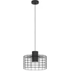 Image de EGLO Milligan Hanglamp - E27 - industrieel - Ø 38 cm - Zwart|Wit