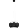 Image de EGLO Bazely Hanglamp - E27 - 40 cm - Zwart