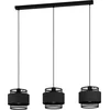 Image de EGLO Bazely Hanglamp - E27 - 99 cm - industrieel - zwart