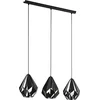 Image de EGLO Carlton 5 Hanglamp - E27 - 80,5 cm - Zwart