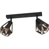 Image de EGLO Carlton 7 Spot - E27 - 42 cm - Zwart|Koper - Staal