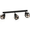 Image de EGLO Carlton 7 Spot - E27 - 73 cm - Zwart|Koper - Staal