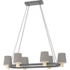 Image de EGLO Edale Hanglamp - E27 - 108 cm - Zwart|Bruin|Cappuccino